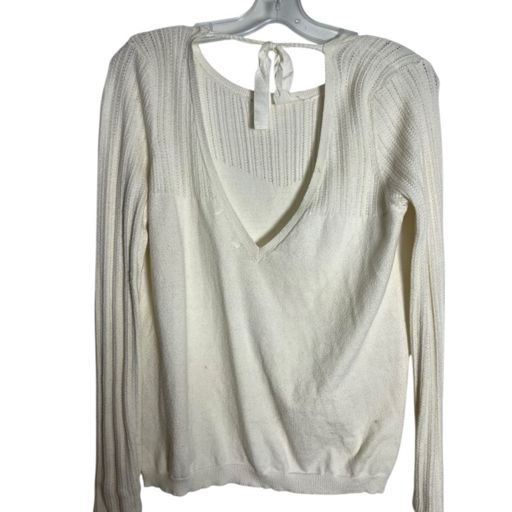 Majolica A Elegant Cream Sweater - Casual Wear - Size M - Picture 3 of 6